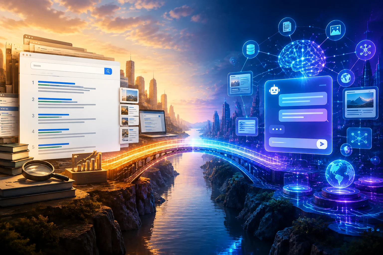 تفاوت بنیادین SEO با GEO چیست؟ راهنمای بهینهسازی سایت برای موتورهای هوش مصنوعی بهینهسازی برای هوش مصنوعی